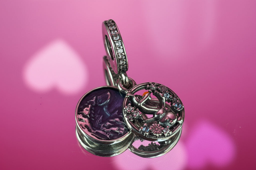 Disney Inspired Olaf Winter Wonderland Dangle Charm – 925 Silver Plated Bead