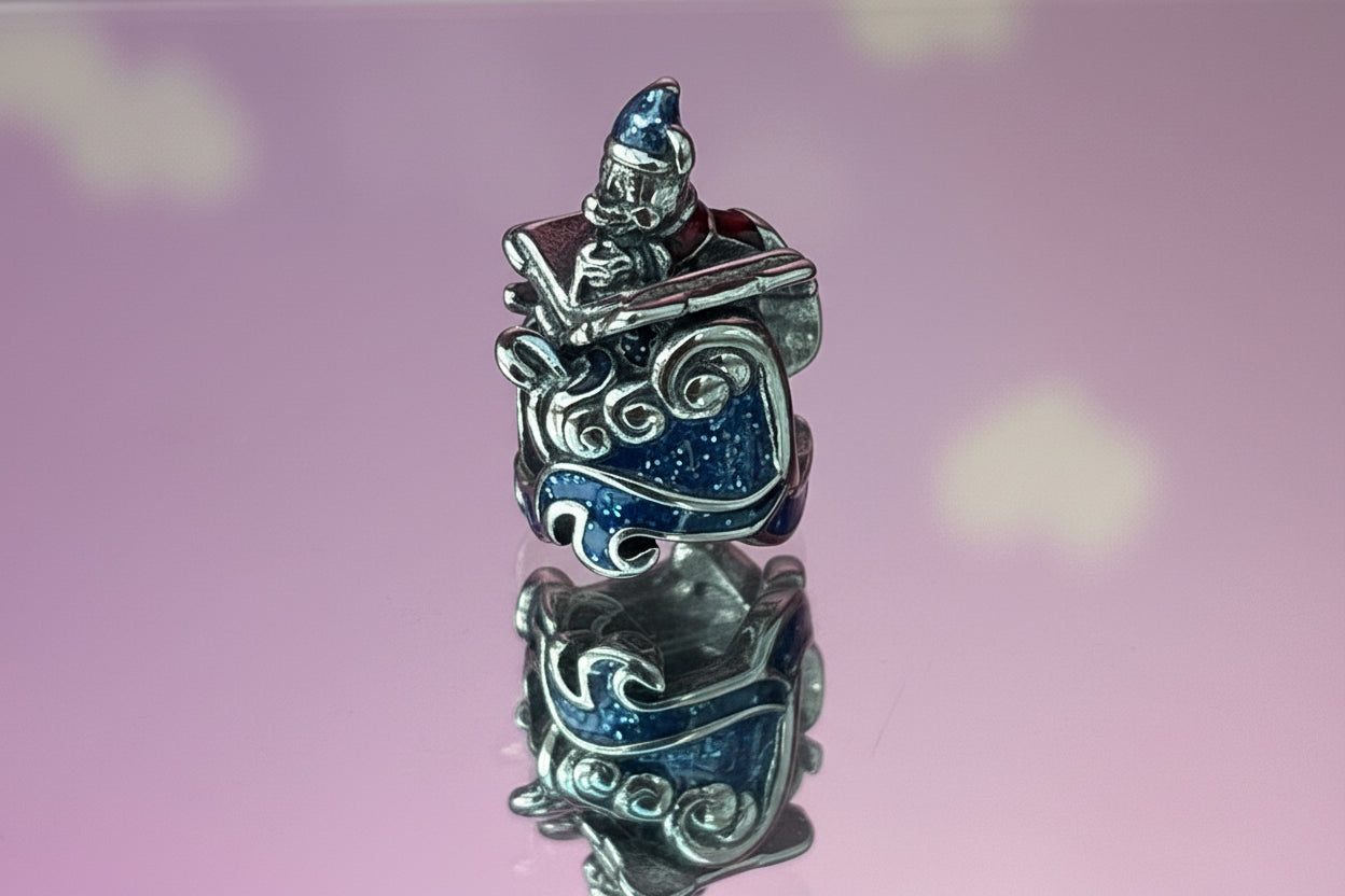 Disney Inspired Sorcerer Magic Mickey Charm