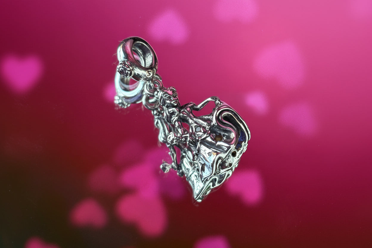 Disney Inspired Belle With Rose and Crystal Dress