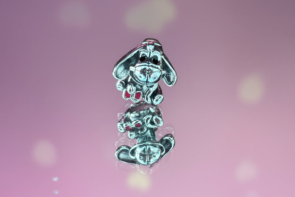 Disney Inspired Eeyore Sweet Moments Charm – 925 Silver Plated Bead