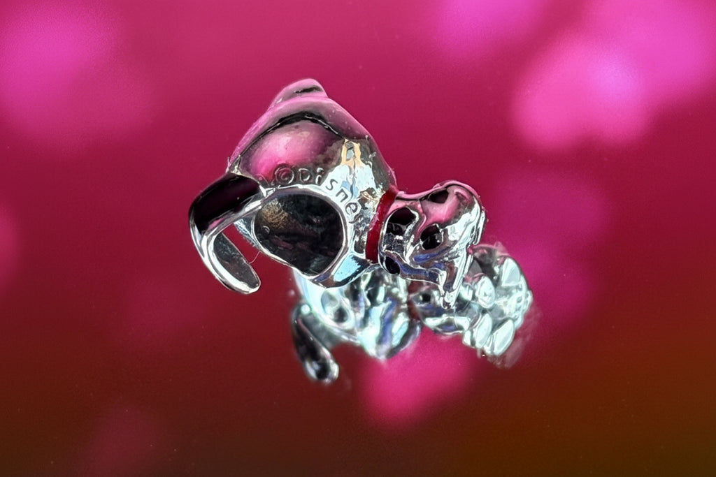 Disney Inspired Dalmatian Puppy Charm – 925 Silver Plated Bead