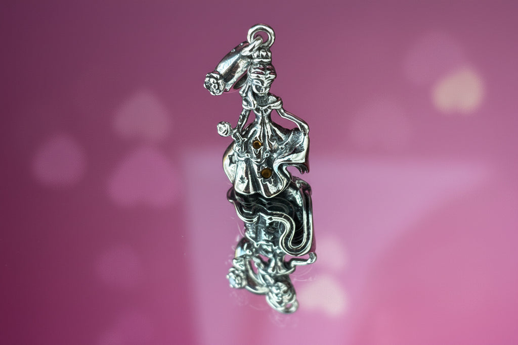 Disney Inspired Belle With Rose and Crystal Dress