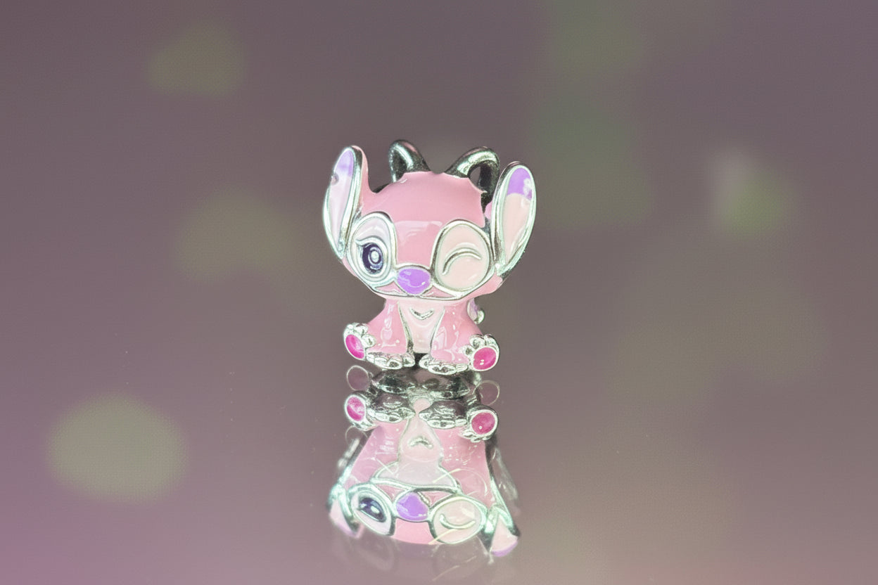 Disney Inspired Angel from Lilo and Stitch Bead Charm – 925 Silver Plated