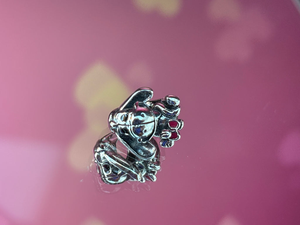 Disney Inspired Eeyore Sweet Moments Charm – 925 Silver Plated Bead