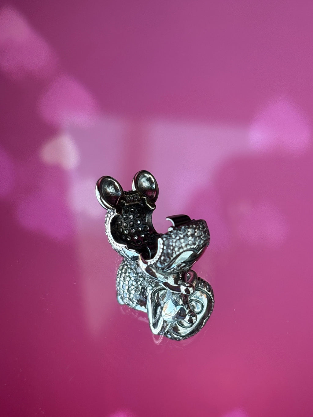 Disney Inspired Mickey Smiling Face Clip Charm – Sparkling Pavé