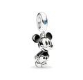 Disney Inspired Mickey Mouse Classic Dangle Charm – 925 Silver Plated Bead