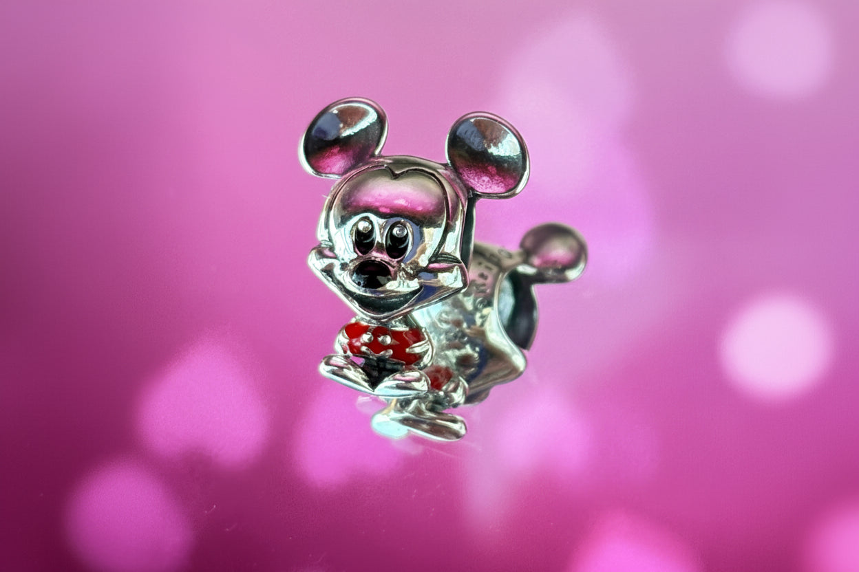 Disney Inspired Classic Mickey Red shorts Charm