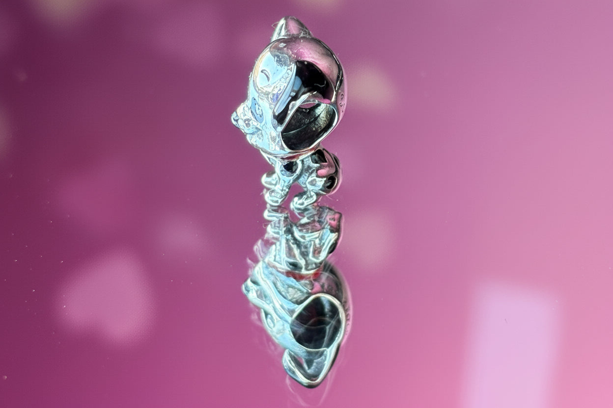 Disney Inspired Dalmatian Puppy Charm – 925 Silver Plated Bead