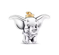 Disney Inspired Dumbo Elephant Charm – 925 Silver Plated Bead