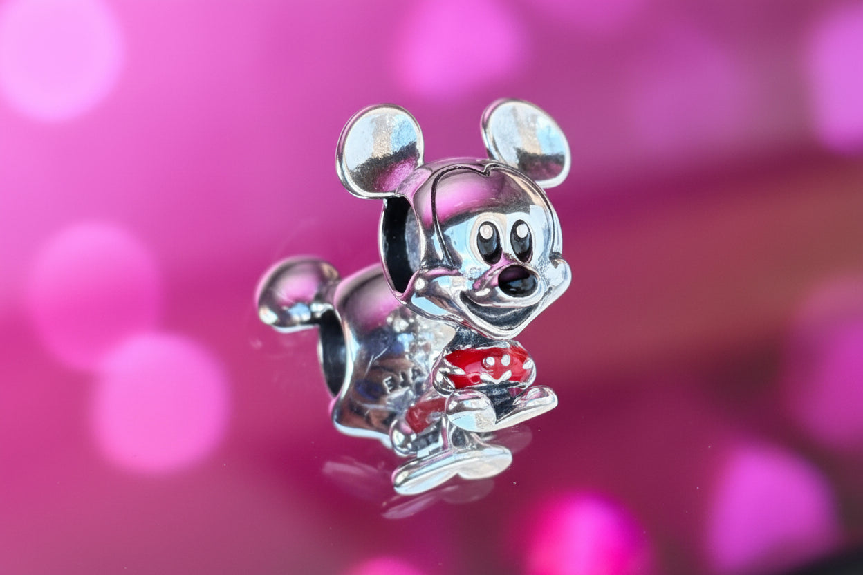 Disney Inspired Classic Mickey Red shorts Charm