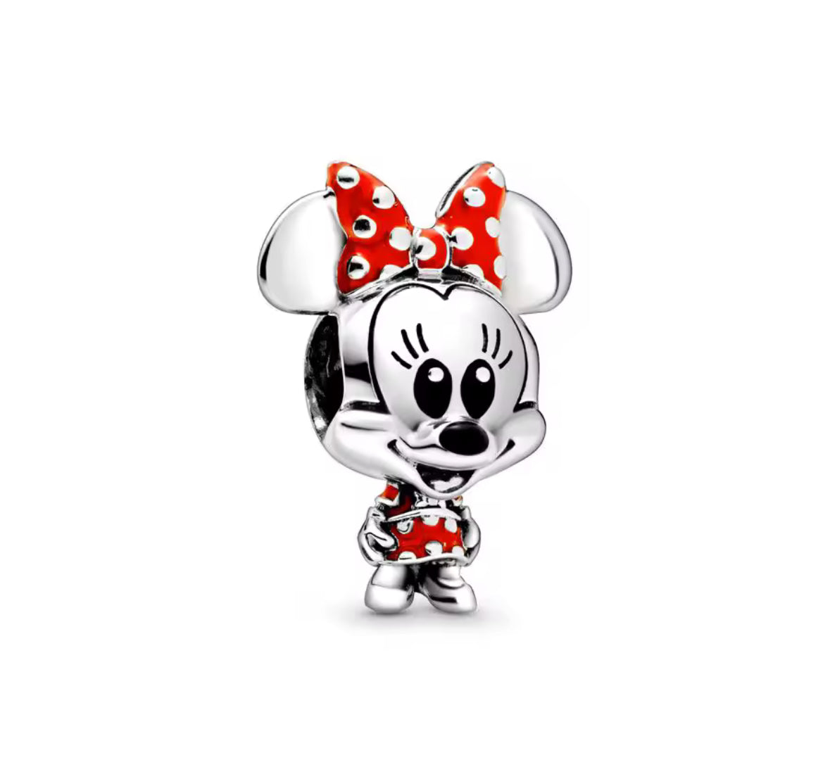 Disney Inspired Classic Minnie Red Bow Charm