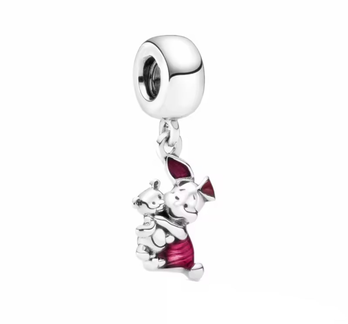 Disney Inspired Pooh & Piglet Sweet Hug Dangle Charm